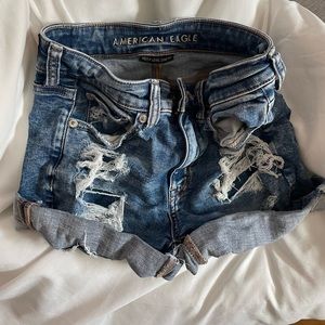 American eagle jean shorts